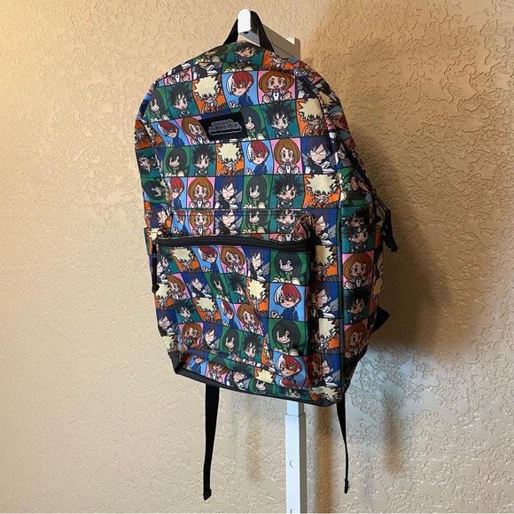 My Hero Academia Funimation Full Color All Over Print Backpack School Bag Unisex - Picture 5 of 12